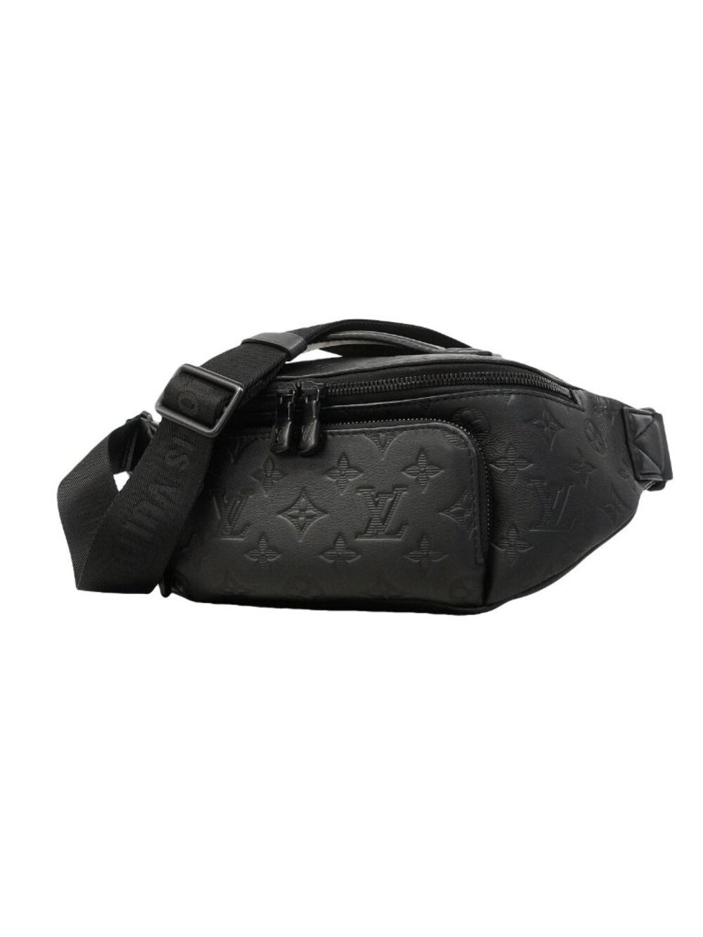 Louis Vuitton Waist Bag Monogram Shadow Rush Bumbag Black